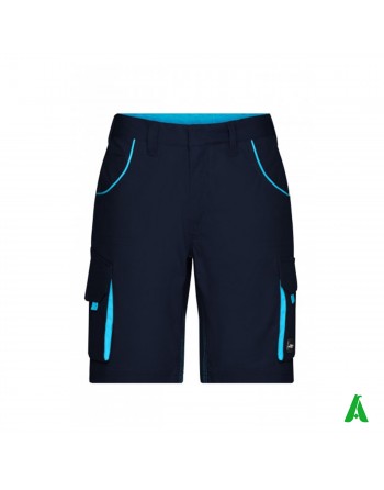 Pantalón de trabajo profesional con bolsillos laterales, bordado personalizado para empresas.