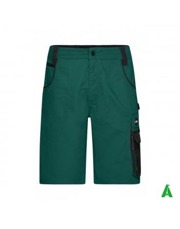 Professional work trousers with side pockets, customized embroidery for companies.