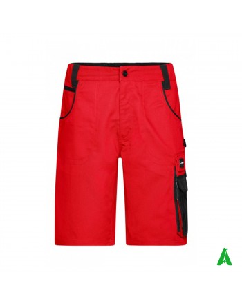 Pantalón de trabajo profesional con bolsillos laterales, bordado personalizado para empresas.