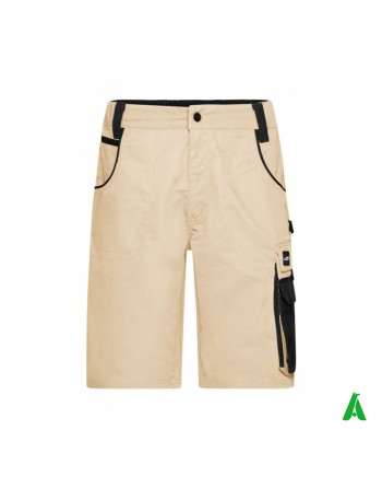 Professional work trousers with side pockets, customized embroidery for companies.