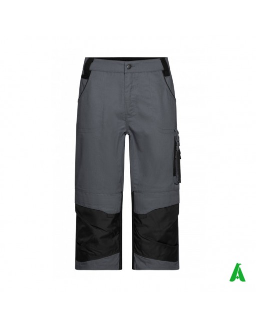 Pantalón de trabajo profesional con bolsillos laterales, bordado personalizado para empresas.