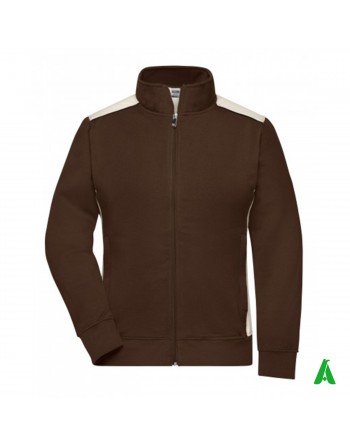 Arbeits-Sweatshirt mit Rundhalsausschnitt und personalisierter Stickerei für Unternehmen, Werbung, Sport und Industrie