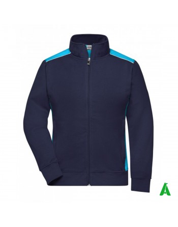 Arbeits-Sweatshirt mit Rundhalsausschnitt und personalisierter Stickerei für Unternehmen, Werbung, Sport und Industrie