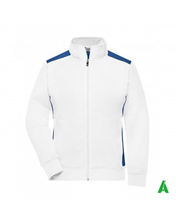 Arbeits-Sweatshirt mit Rundhalsausschnitt und personalisierter Stickerei für Unternehmen, Werbung, Sport und Industrie