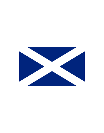 Iron-on embroidered Flag Scotland