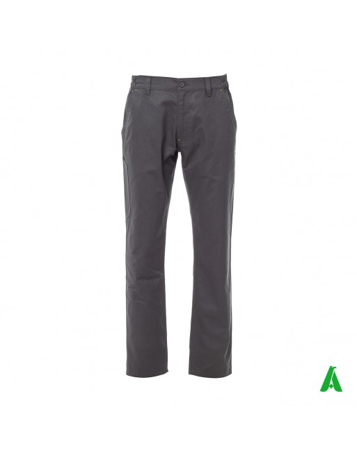 Professional work trousers with side pockets, customized embroidery for companies.