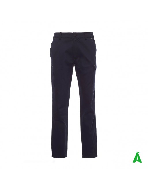 Professional work trousers with side pockets, customized embroidery for companies.