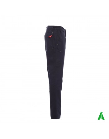 Professional work trousers with side pockets, customized embroidery for companies.
