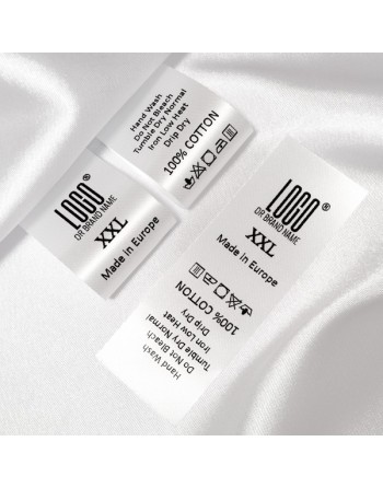 Printed clothing labels that can be customized with your logo