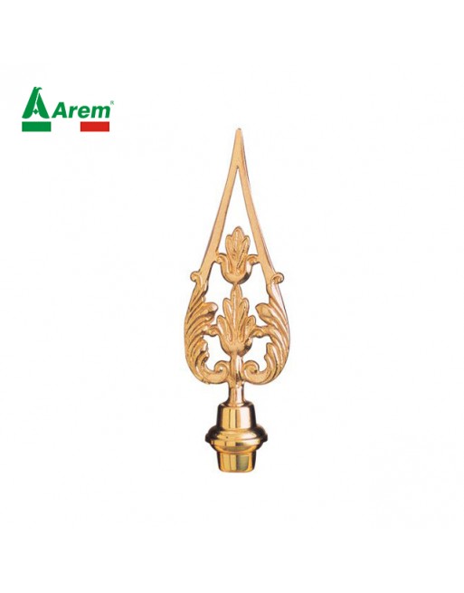 Spitze aus golden Messing