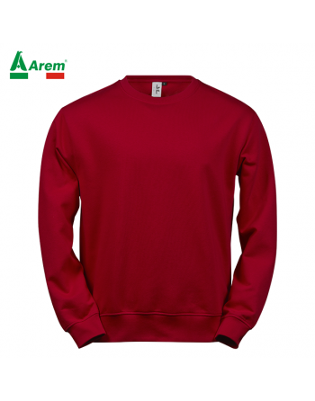 felpa power uomo colore rosso