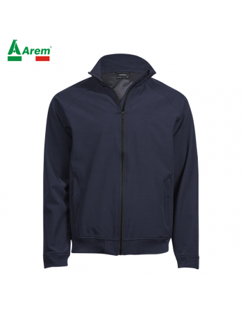 Chaqueta azul marino impermeable unisex