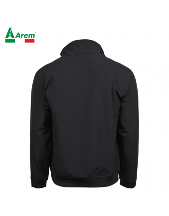 Veste imperméable unisexe couleur noir
