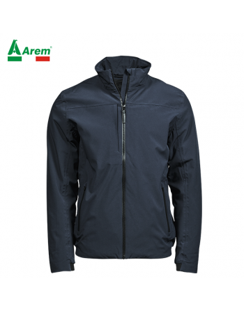 Winddichte marineblaue Jacke für Herren
