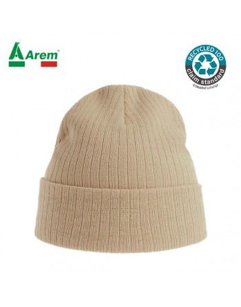 Recycled cap to customize with embroidery for winter companies