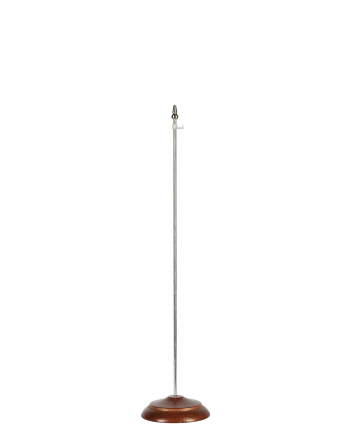 Wooden base for pennants, color walnut, cm 40 high