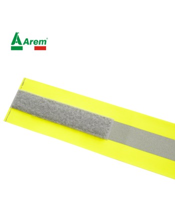 fluorescent yellow and gray reflective armband for rescue work