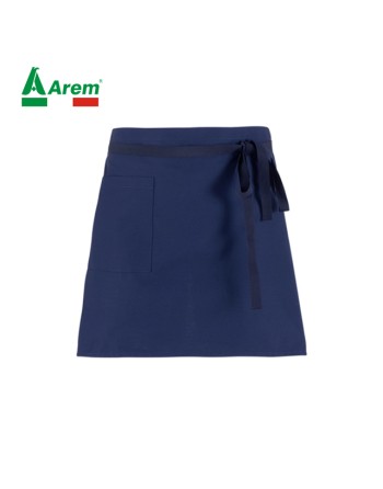 Unisex aprons One pocket One size in navy blue