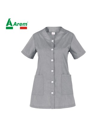 Tunique femme gris conçue pour logo personnalisable