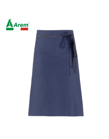 Tablier bleu pour horeca, taille unique 100% polyester