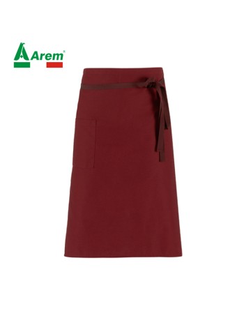 Tablier bordeaux pour horeca, taille unique 100% polyester