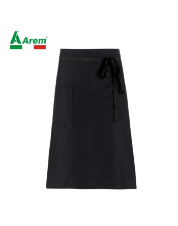 Tablier noir pour horeca, taille unique 100% polyester