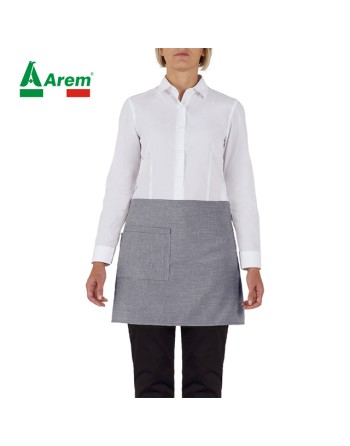 Tablier taille unique pour horeca dans la teinte gris clair