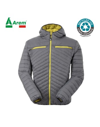 Veste de travail grise en polyester recyclé pour l'artisanat et l'industrie