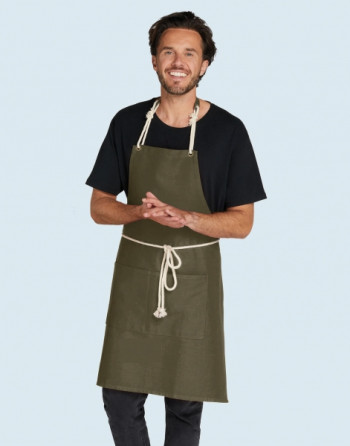 Apron with customizable bib...