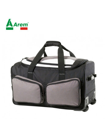 Borsone Trolley con tasche e cerniere zip, personalizzabile con ricamo aziendale