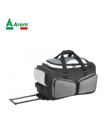 Borsone Trolley con tasche e cerniere zip, personalizzabile con ricamo aziendale