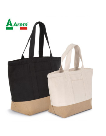 Shopper isotermica in tessuto riciclato