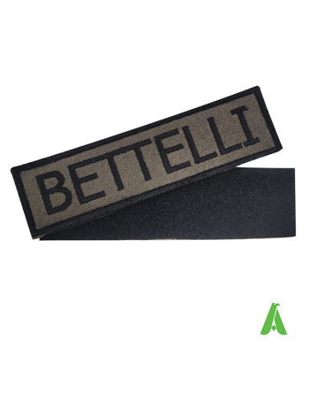 Embroidered name patches