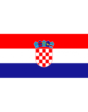 Croatia Iron-on & sewon embroidered Flag