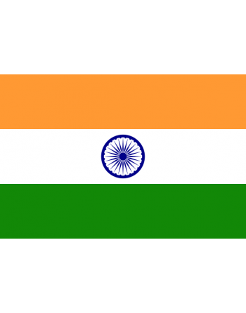 Iron-on embroidered Flag India