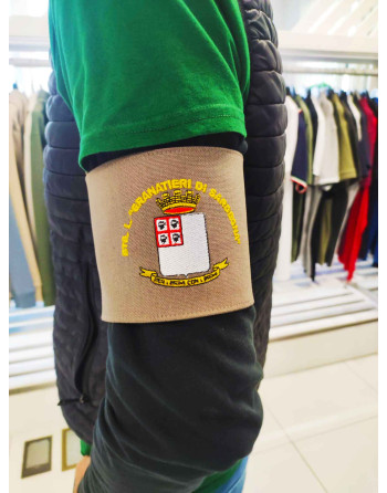 Logotipo militar bordado en una banda para el brazo para el uniforme militar