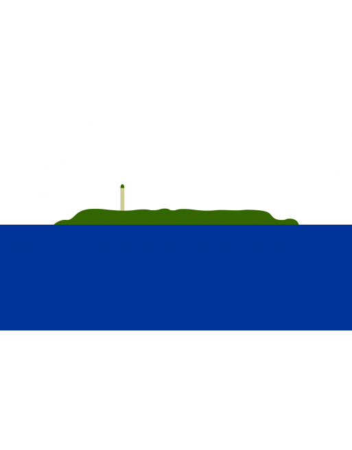 Iron-on embroidered flag Navassa Island