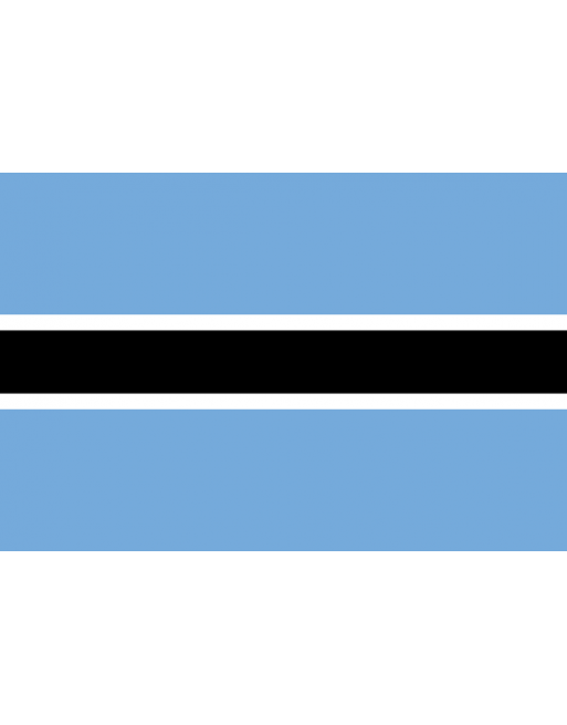 Patch Bandiera Botswana termoadesive