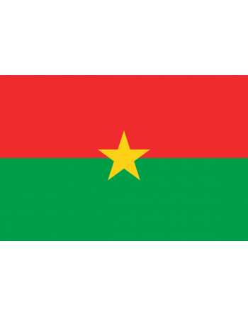 Patch Bandiera Burkina Faso termoadesive
