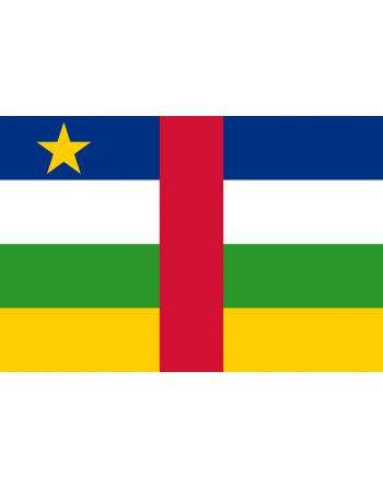 Patch Bandiera Repubblica Centrafricana termoadesive