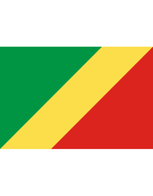 Patch Bandiera Repubblica del Congo termoadesive