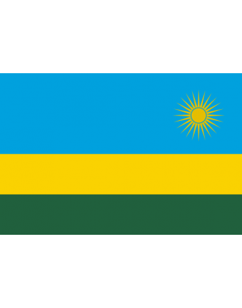 Patch Bandiera Ruanda termoadesive