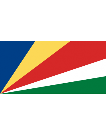 Aufnäher Nationalflagge Seychellen mit Thermokleber