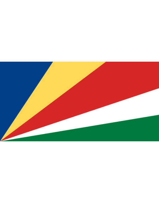 Aufnäher Nationalflagge Seychellen mit Thermokleber