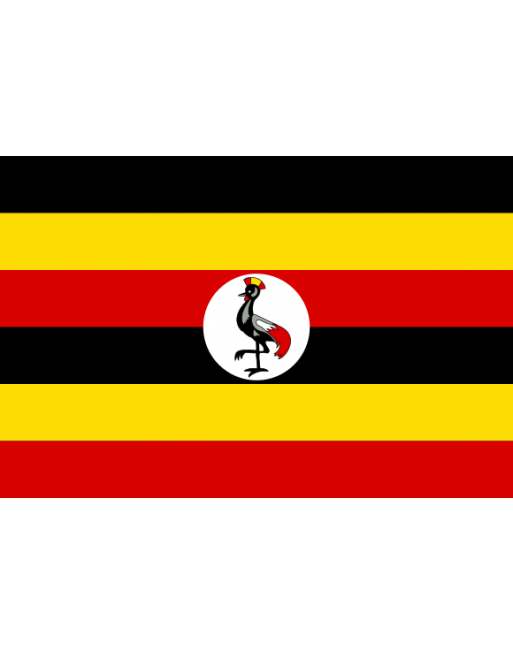 Patch Bandiera Uganda termoadesive