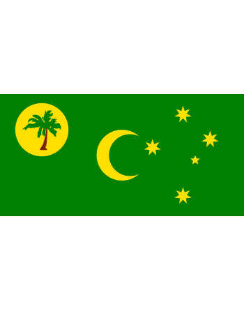 Iron-on embroidered flag Cocos Islands