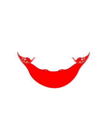 Iron-on embroidered flag Easter Island