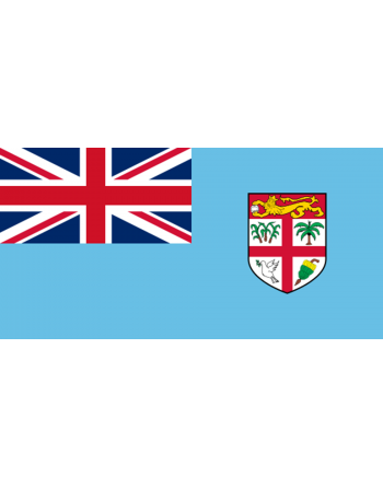 Aufnäher Nationalflagge  Fidschi-Inseln mit Thermokleber