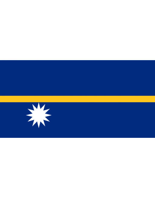 Patch Bandiera Nauru termoadesive