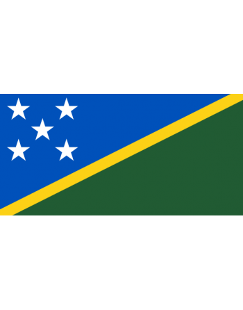 Aufnäher Nationalflagge Salomoninseln mit Thermokleber